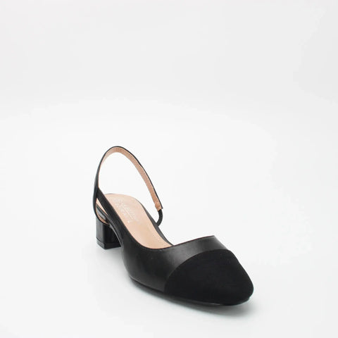 ESCARPINS À BRIDE - NOIR