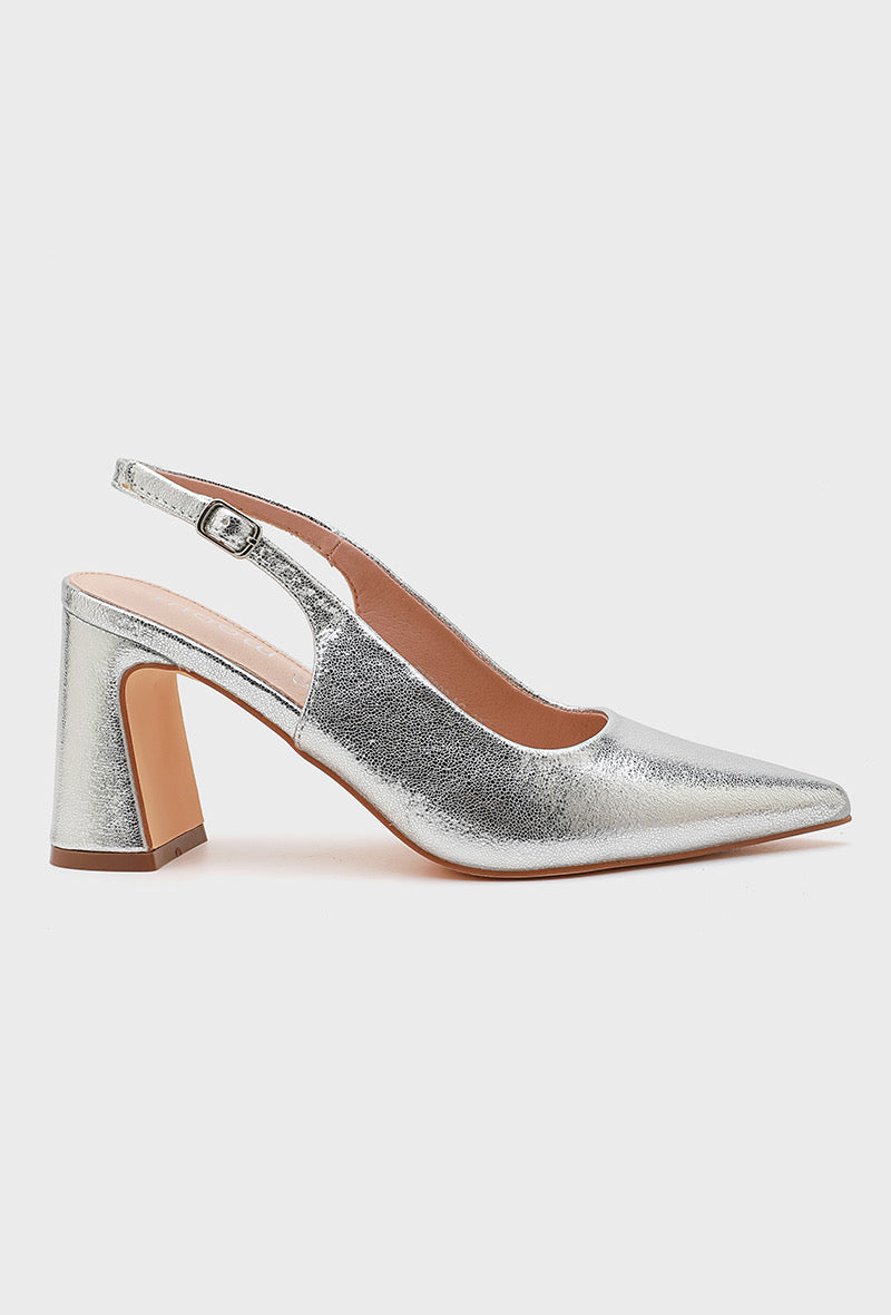 ESCARPINS CLASSIQUE - ARGENT — chaussure femme disponible à Dakar, Sénégal