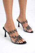 Sandale à Talon - NOIR — chaussure femme disponible à Dakar, Sénégal