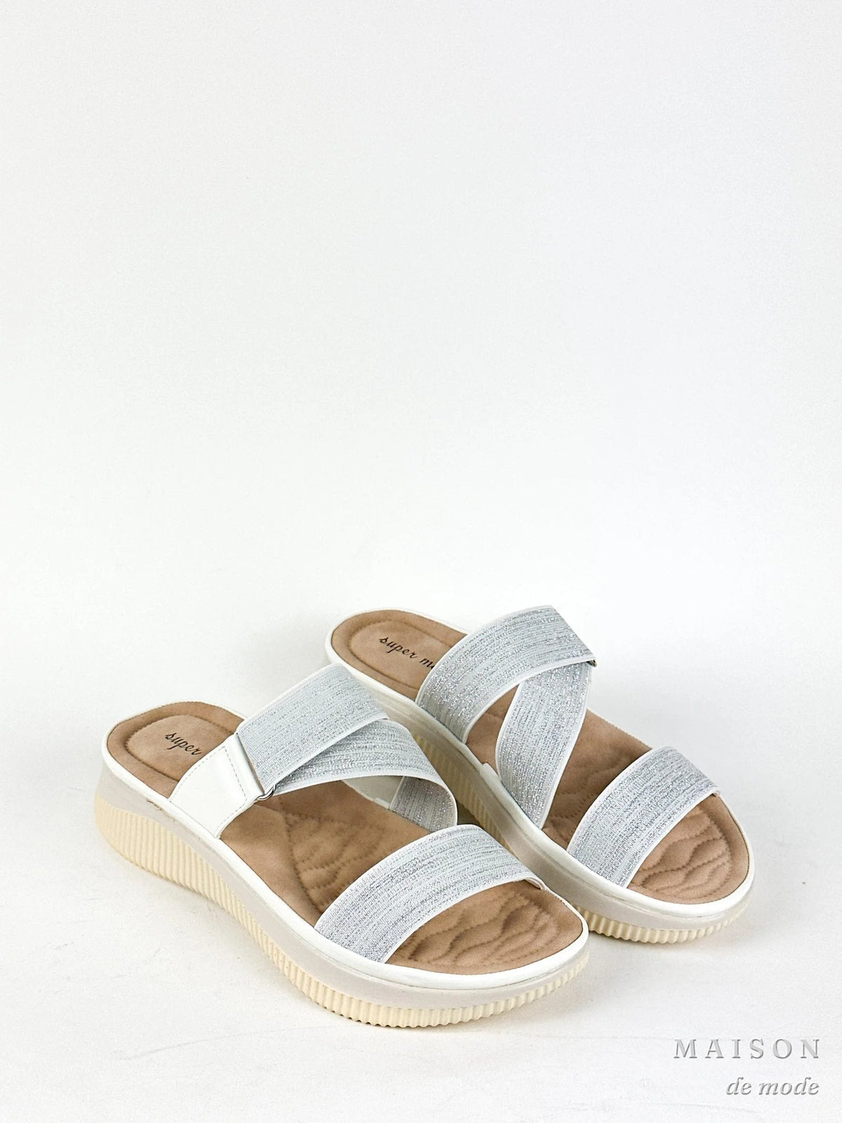 SANDALES CONFORT - BLANC — chaussure femme disponible à Dakar, Sénégal