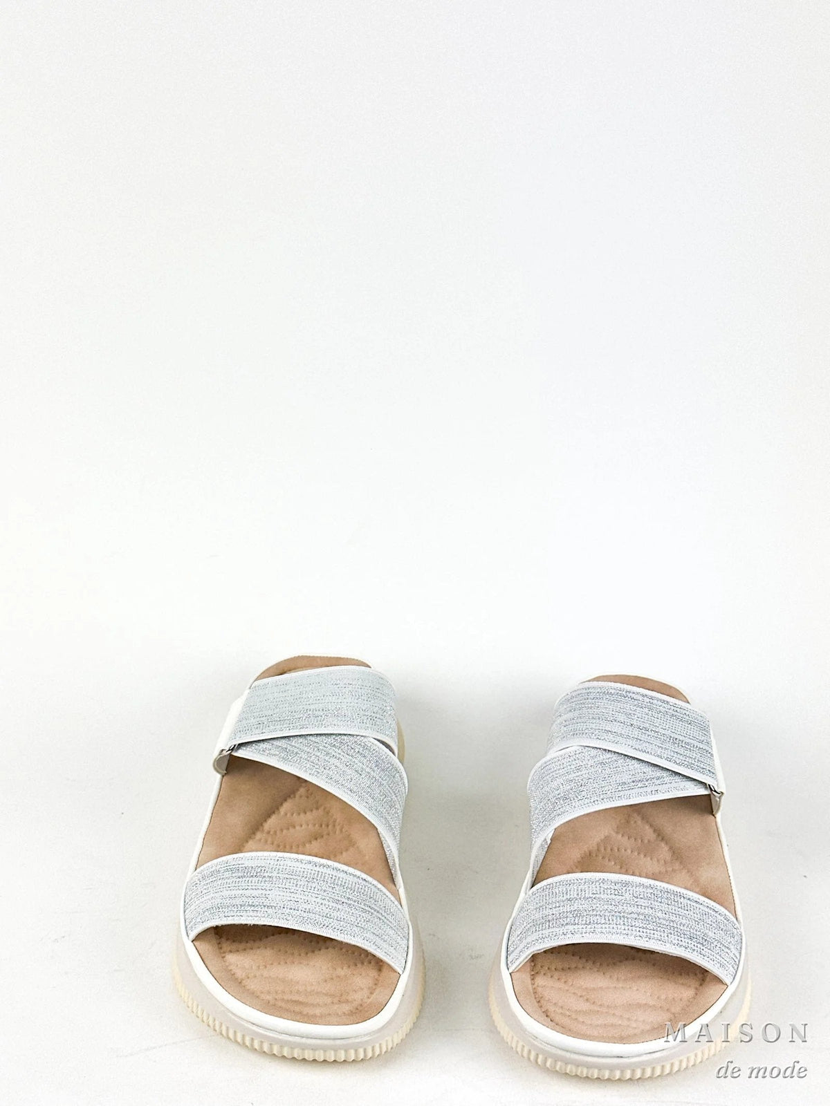 SANDALES CONFORT - BLANC — chaussure femme disponible à Dakar, Sénégal