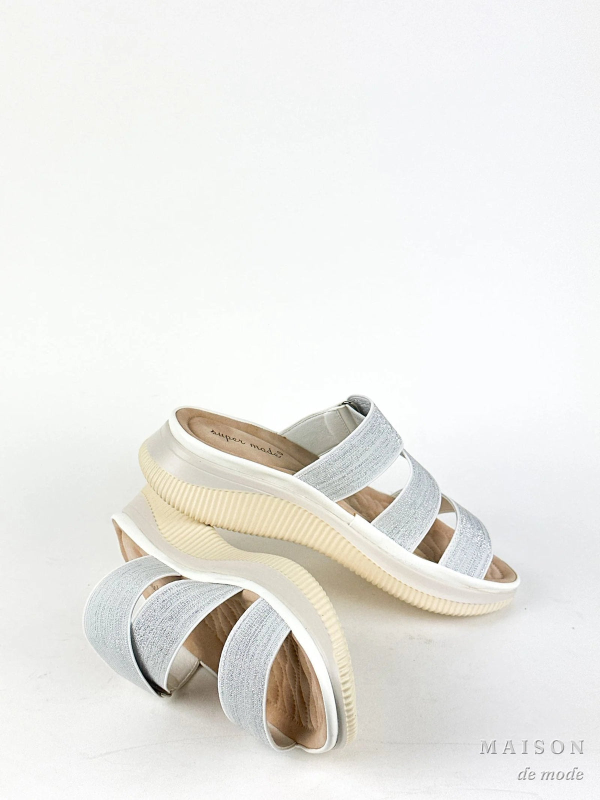 SANDALES CONFORT - BLANC — chaussure femme disponible à Dakar, Sénégal