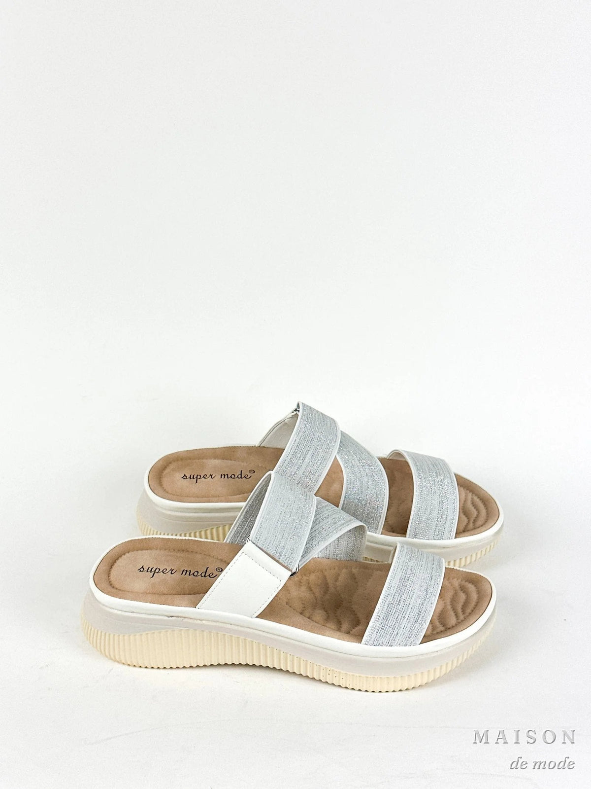 SANDALES CONFORT - BLANC — chaussure femme disponible à Dakar, Sénégal