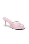 Mules roses à talon aiguille 8 cm pour femme — livraison Dakar, Sénégal