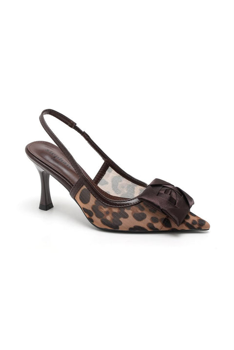 Slingback Nœud Classique - LEOPARD