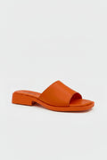 Sandale Plate — Orange — sandale femme disponible à Dakar, Sénégal
