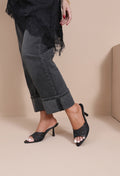 Mule Dentelle - NOIR — chaussure femme disponible à Dakar, Sénégal