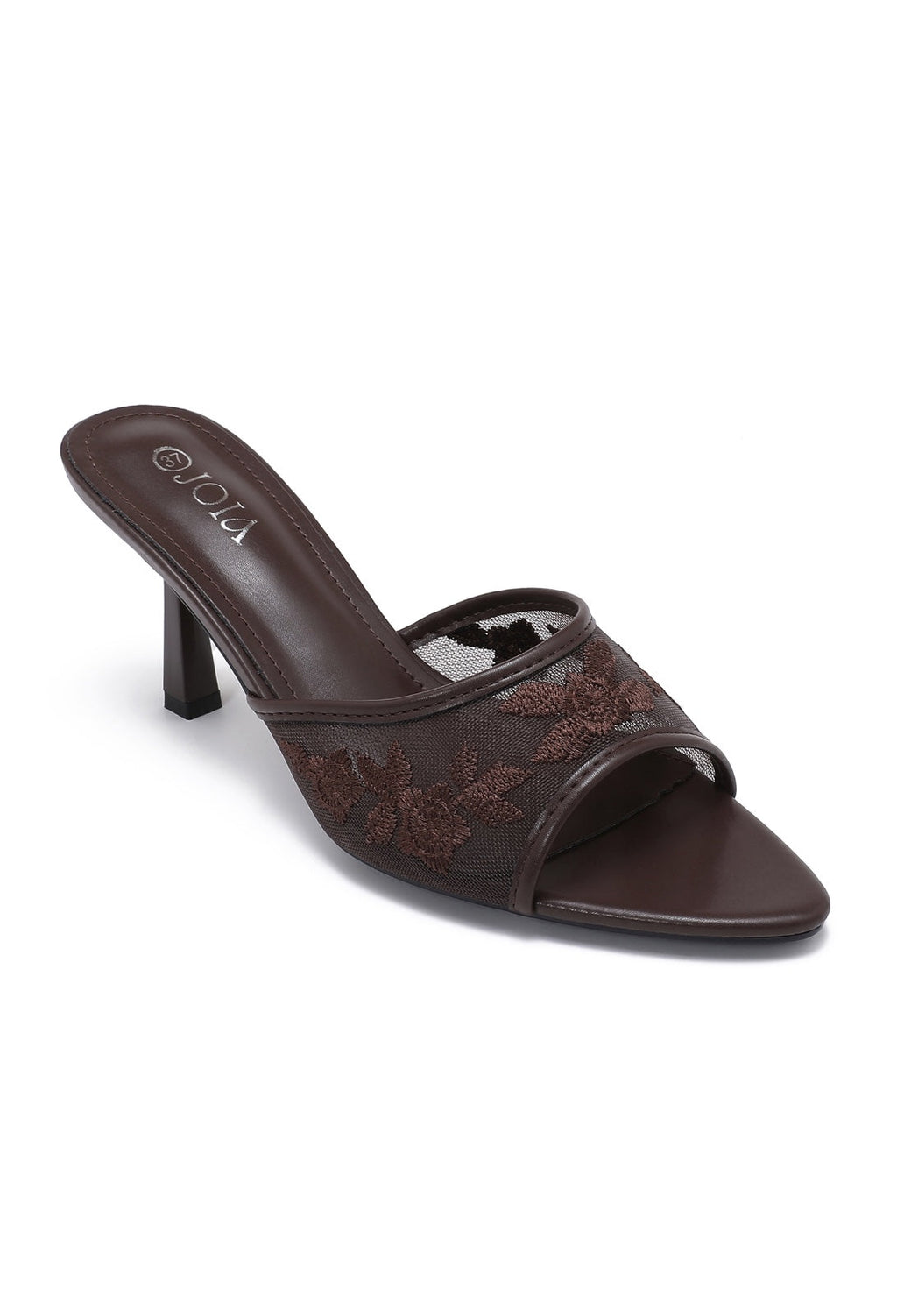 Mule Dentelle - MARRON — chaussure femme disponible à Dakar, Sénégal
