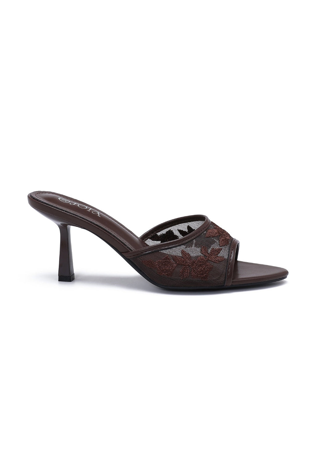 Mule Dentelle - MARRON — chaussure femme disponible à Dakar, Sénégal