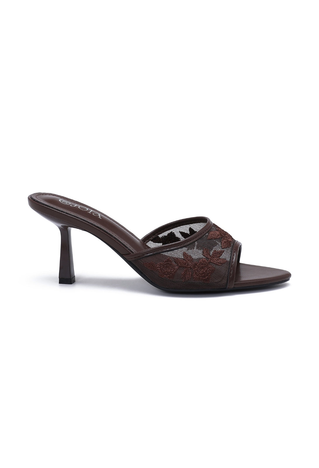 Mule Dentelle - MARRON — chaussure femme disponible à Dakar, Sénégal