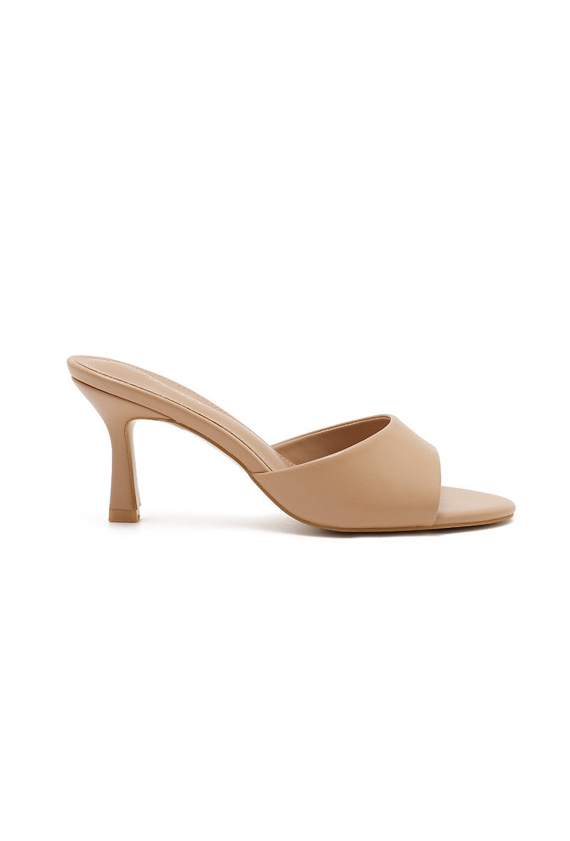 Mule Talon - NUDE — chaussure femme disponible à Dakar, Sénégal
