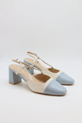 ESCARPINS à BRIDE - BLEU — chaussure femme disponible à Dakar, Sénégal