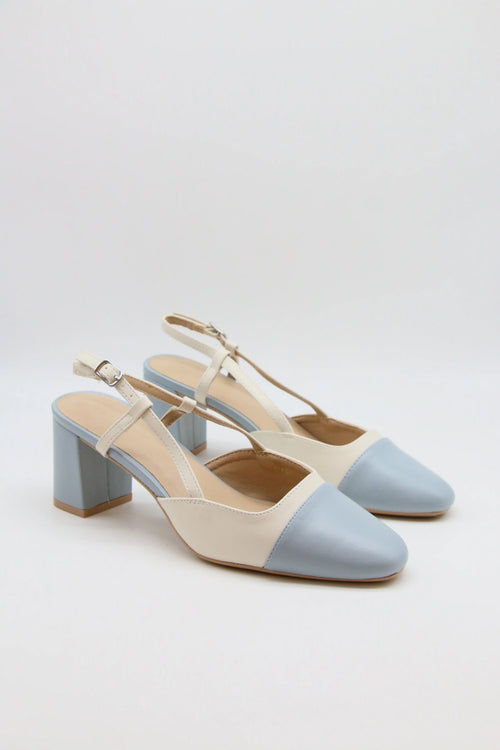 ESCARPINS à BRIDE - BLEU — chaussure femme disponible à Dakar, Sénégal
