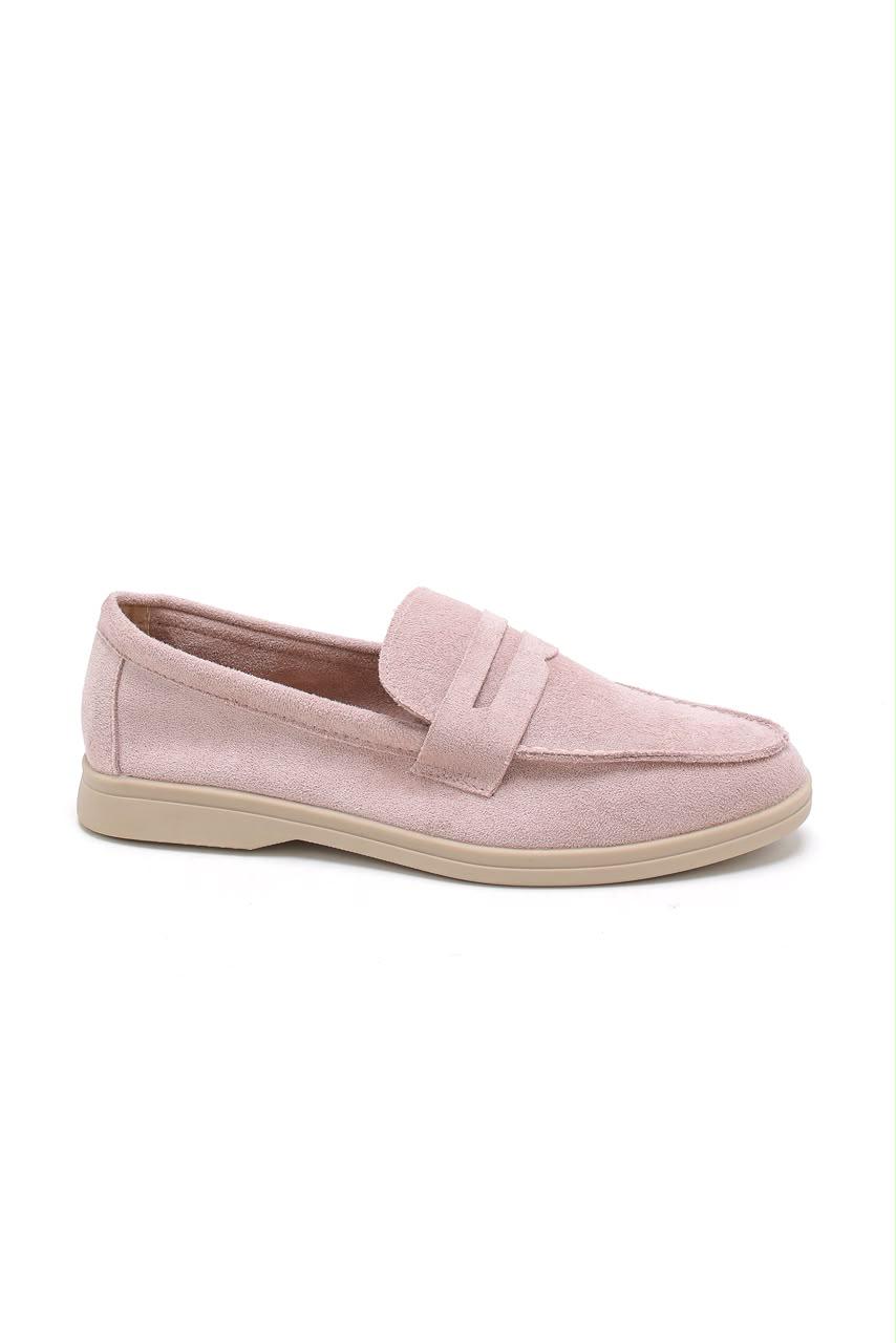 Mocassins classiques roses à petit talon pour femme — livraison Dakar, Sénégal