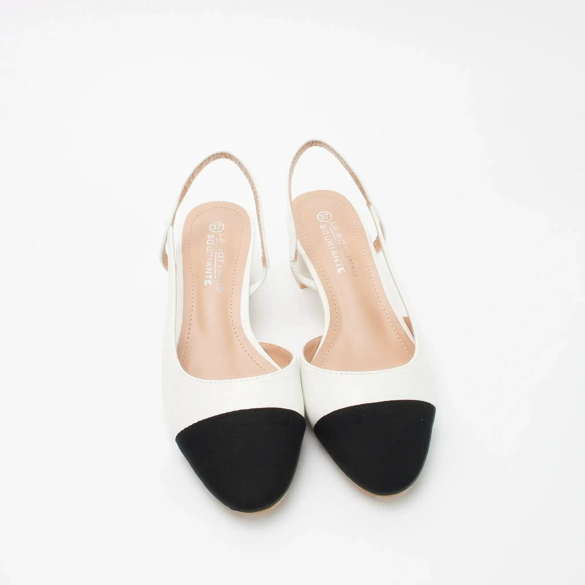 ESCARPINS À BRIDE - BLANC — chaussure femme disponible à Dakar, Sénégal