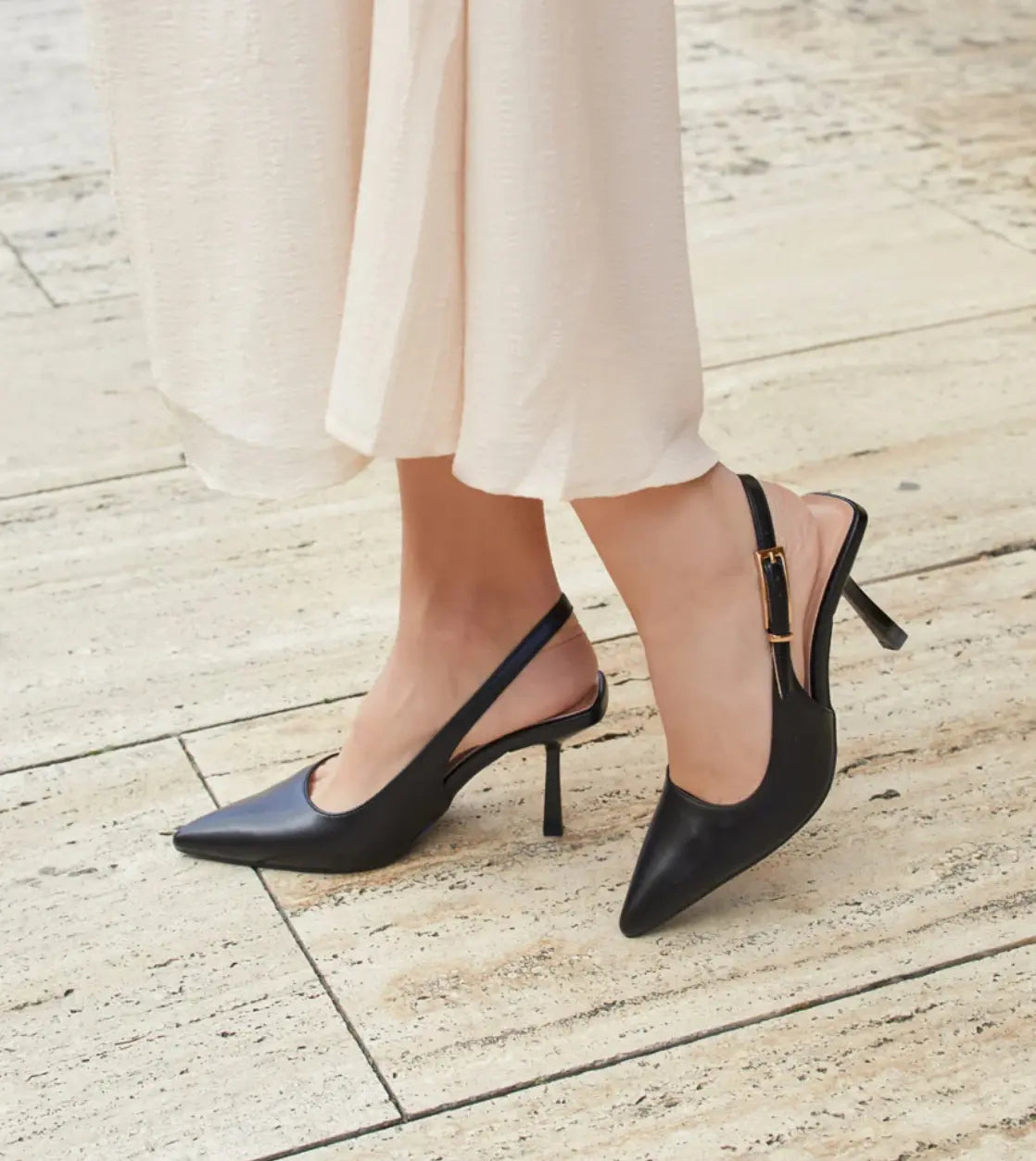 ESCARPINS MILAN -  NOIR — chaussure femme disponible à Dakar, Sénégal