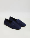 Mocassins plats bleu foncé pour femme — livraison Dakar, Sénégal