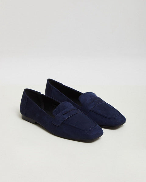 MOCASSIN PLAT - DK.BLUE