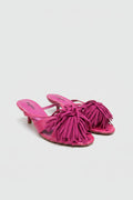 Mule à Franges — Fuschia — mule femme disponible à Dakar, Sénégal